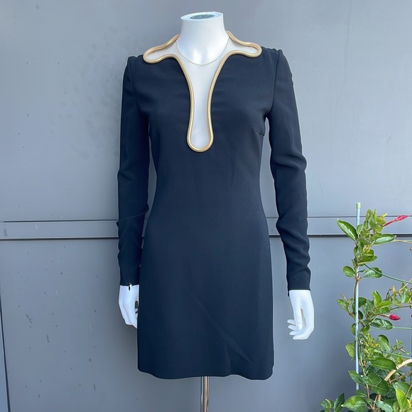 Stella McCartney Isabela Chain-Trim Mini Dress  Size 38 IT - Picture 7 of 16